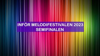 INFÖR MELODIFESTIVALEN 2023  SEMIFINALEN [upl. by Nelleyram]