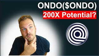 ONDO FINANCE ONDO Token explained  200X Potential [upl. by Hairej]