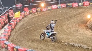 SX1 Finale ADAC Supercross Stuttgart 2022  Cedric Soubeyras [upl. by Pfosi881]