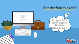 ► Geschäftsfähigkeit einfach erklärt [upl. by Laurene]