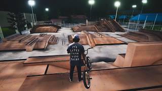 Escondido Skatepark is AMAZING  BMX Streets [upl. by Ardnahsal896]