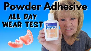 How To Apply Fixodent Powder Denture Adhesive  Fixodent Powder Denture Adhesive [upl. by Arutek]