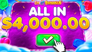 GOING ALL IN ON SWEET BONANZA 4K BONUS BUY [upl. by Elisee]