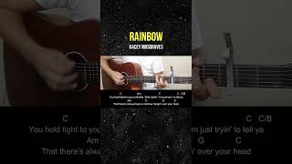 Rainbow  Kacey Musgraves  Guitar Tutorial  Guitar Chords [upl. by Jara]