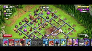 TH16 WARDEN CHARGE ROCKET LOONS with FIREBALL Attack StrategyTH16 3 Star StrategiesClash Of Clans [upl. by Gregoire]