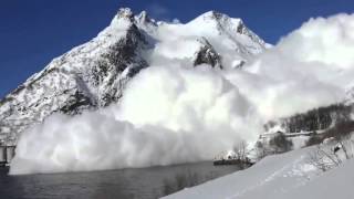 Worlds Biggest Avalanche  2 contrasting views [upl. by Nuzzi]