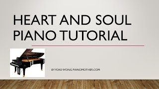 Heart and Soul Piano  Easy Heart and Soul Piano Tutorial [upl. by Danziger22]