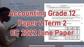 Grade 12 Accounting Term 2  Inventory Valuation  EC June Exam Paper 2 [upl. by Hael]