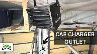 Electric Garage Heater Installation And Test [upl. by Cyrus329]