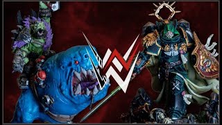 Orks VS Dark Angels Warhammer 40k Battle Report [upl. by Bibah]