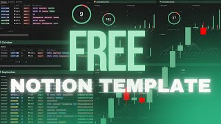 Free Notion Forex Journal Template  PUT IN THE WORK [upl. by Nellaf828]