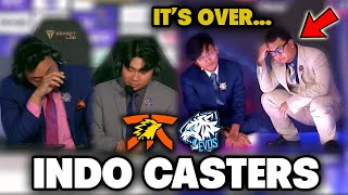 INDO CASTERS ARE DEVASTATED AFTER ONIC FAILED TO ADVANCE IN MSC KNOCKOUTS😔😔 [upl. by Lindo377]