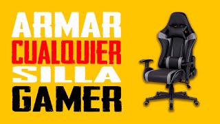 COMO ARMAR SILLA GAMER  MONTAJE PASO A PASO DE UNA SILLA GAMING BIEN EXPLICADO 🛠️ [upl. by Nahtanoy]