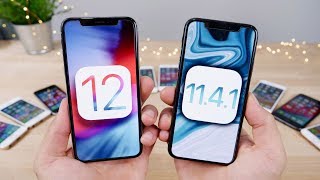 iOS 12 vs 1141 FINAL Speed Test Actually 2x Faster [upl. by Anauj]