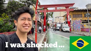 Japanese guy is SHOCKED by Japanese town Liberdade in São Paulo🇧🇷 [upl. by Carlina]