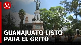 Alistan los últimos detalles para el Grito de Independencia en Guanajuato [upl. by Ylime257]