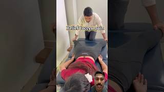 Coccyx pain or tailbone adjustment chiropractic treatment trend feed feedshorts ytshort [upl. by Chasse]