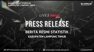 Press Release Berita Resmi Statistik Perkembangan Indeks Harga Konsumen Kabupaten Lampung Timur [upl. by Melania]