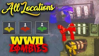 All Keepsake and Enigma Machine Locations WWII Zombies quotThe Final Reichquot Zombies Walkthrough Guide [upl. by Ardnuaek]