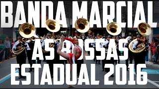 Banda Marcial de Barra Mansa  Estadual 2016  Às Bossas  Arr Hércules Alves [upl. by Kado]