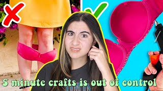 5 minute crafts GIRLY HACKS will actually ruin your life [upl. by Ntsud]