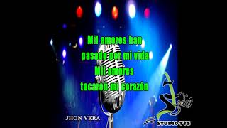 Karaoke pista Mix Mil Amores Mil Cervezas completo [upl. by Meldon131]