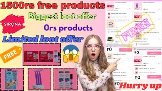 Sirona biggest loot offer😍  1500 rs products only 99 rs💥💥 hurry upsirona viralvideostrending [upl. by Xet356]