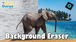 How to CHANGE a BACKGROUND with the Photoshop Elements Background Eraser Tool [upl. by Elidad]