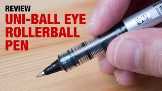 Artist Review Uniball Eye Rollerball Pen [upl. by Gridley819]