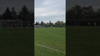 Attleborough Town keeper with a big save from a corner [upl. by Modeerf]