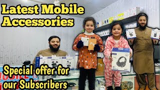 Hmary subscribers k liye special offer 🤩 Latest Mobile accessories 😍 most funny vlog 😄 [upl. by Lynnworth]