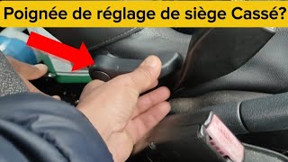 Réparer poignée levier de Réglage de siège de voiture [upl. by Cunningham]