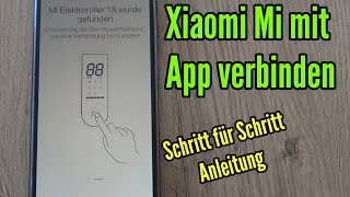 Xiaomi Mi Scooter 1s mit App verbinden bluetooth aktivieren koppeln mit Handy [upl. by Ottavia553]