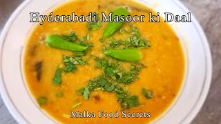 Hyderabadi Masoor Ki Daal  Malka Food Secrets  Day 26  3Nov2024 [upl. by Legnaesoj580]