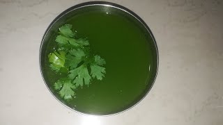 પાણી પુરીનું પાણી  Pani Puri water recipe  Gol gappa ka pani [upl. by Ahsinahs]