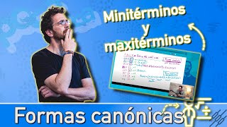 ¿Que son las formas canónicas¿Y los mintérminos y maxitérminos [upl. by Hilde]