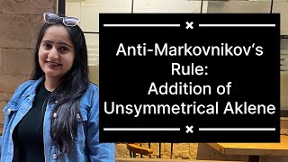 AntiMarkovnikov Rule Alkene Addition Explained Chemistry Class 1112 [upl. by Lowe]