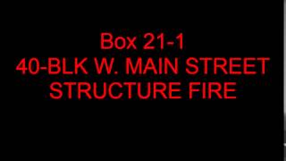 211 Structure Fire Radio Traffic [upl. by Micheline322]