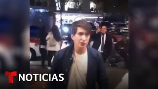 Por un video aparentemente ebrio renunció a la campaña hijo de Xóchitl Gálvez  Noticias Telemundo [upl. by Nylqcaj958]