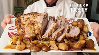 Tender juicy Pork Roast  minimal effort delicious results [upl. by Ytisahc]