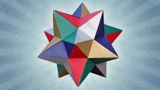 Origami Lesser Stellated Dodecahedron Meenakshi Mukerji [upl. by Stavros]