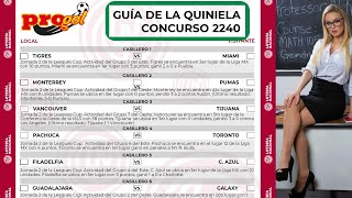 Guia de la Quiniela Progol 2240 [upl. by Maudie]