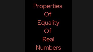 nrnaslam6419New Book Class9th Properties of Equality of Real Numbers [upl. by August]