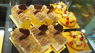 和栗と和三盆のショートケーキ【グラマシーニューヨーク】上品な和洋折衷の味が美味しい！東京・池袋 [upl. by Ahsinek]