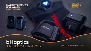 bHaptics Tactosy for Arms Quick Unboxing [upl. by Moitoso]