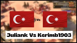 Age of Empires 3 Otto Vs Otto  JulianK Vs Kerimb1903  Aoe3 DE  1v1 Pro Gameplay  4K [upl. by Gilpin641]