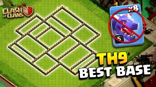 NEW th9 base with copy link Clash of Clans [upl. by Lucien]