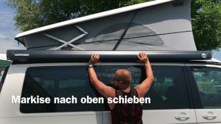 VW T6 California  Markise entfernen [upl. by Tadashi]