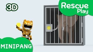 Miniforce Learn shapes  Animal Play  Ranger Rescue Play  Miniforce Kids Play [upl. by Solana]