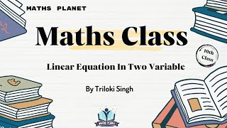 Linear Equation In Two Variable PART  5 CLASS  10 Previous year question [upl. by Akinod]